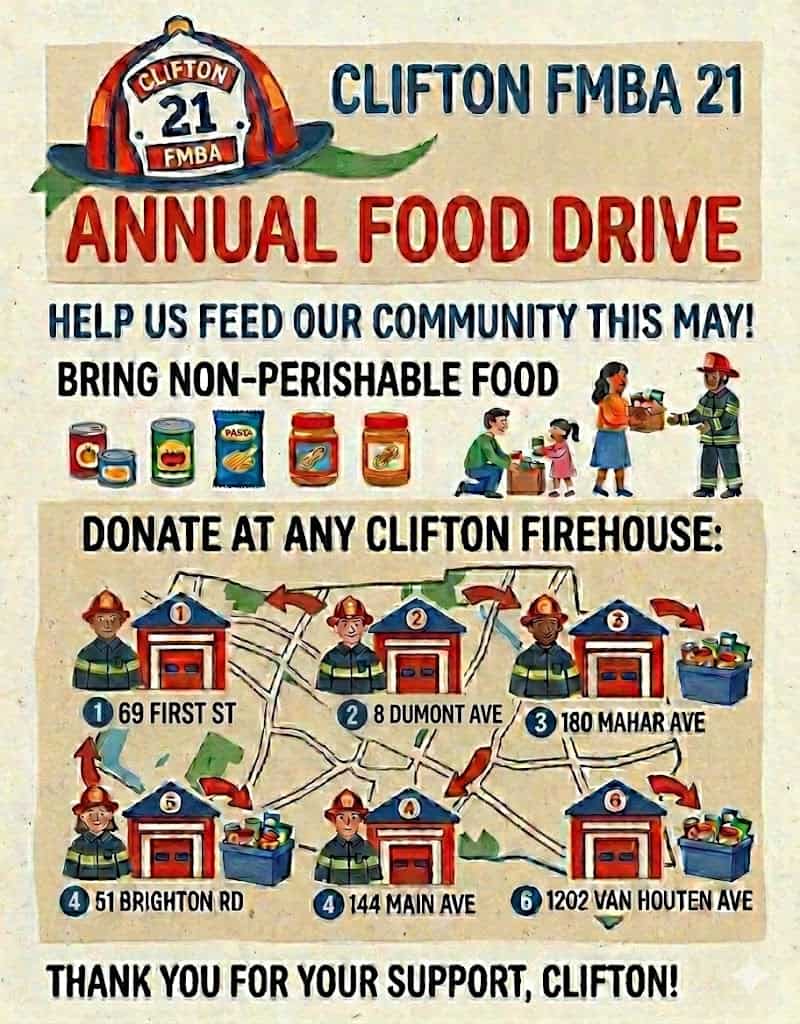 Fmba Sticker CLIFTON FMBA 21 FMBA 21 Food Drive- May